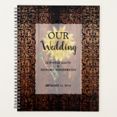 Rustige donkerhoutzonnebloemplanter planner (Voorkant)