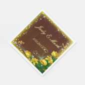 Rustige, donkerwitte bosvlinder servet (Hoek)