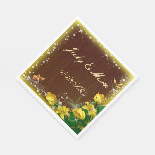 Rustige, donkerwitte bosvlinder servet (Hoek)