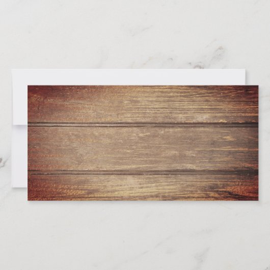 Rustige  driekwartsfoto 8x4 feestdagenkaart (Achterkant)