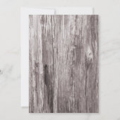 Rustige Driftwood Retirement Party Kaart (Achterkant)