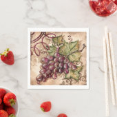 Rustige druivenluiers servet (Insitu)