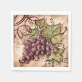 Rustige druivenluiers servet (Voorkant)