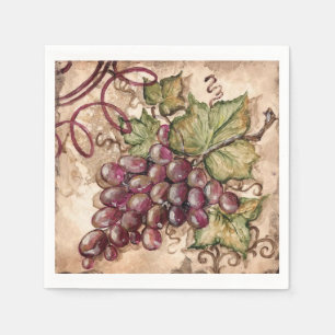 Rustige druivenluiers servet