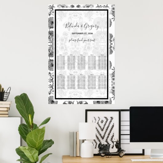 Rustige druppelingkaart poster (Thuiskantoor)