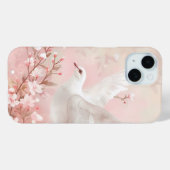 Rustige Duif met Bloesems Waterverf Telefoonhoes Case-Mate iPhone Case (Achterkant (horizontaal))