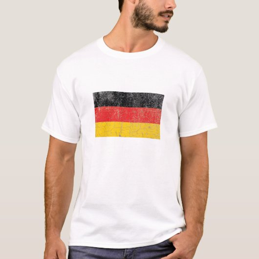 Rustige Duitse vlag T-shirt (Voorkant)