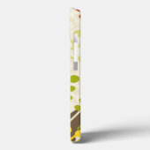 Rustige dunne zwandige vogelstand-barstpatroon Case-Mate iPhone case (Achterkant / Links)