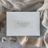 Rustige Earth Coordinate Guest Adresetiketten Sticker