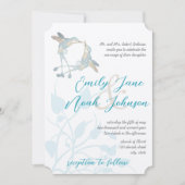 Rustige Earth Tones Hummingbird Kiss Tortelduifjes Kaart (Voorkant)