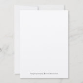 Rustige EDITABLE KLEUR sparen de Kaart van de Datu (Achterkant)