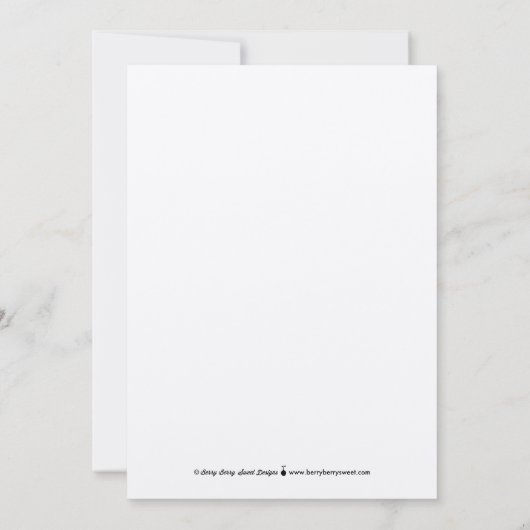 Rustige EDITABLE KLEUR sparen de Kaart van de Datu (Achterkant)