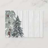 Rustige Een Deer is bijna hier dikker Raffle Ticke Informatiekaartje (Achterkant)