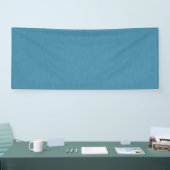 Rustige & eenvoudige Blauwe linnen gestructureerde Spandoek (Beurs)