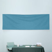 Rustige & eenvoudige Blauwe linnen gestructureerde Spandoek (Beurs)