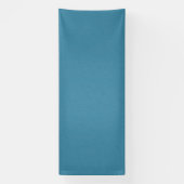 Rustige & eenvoudige Blauwe linnen gestructureerde Spandoek (Verticaal)