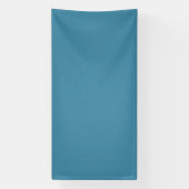 Rustige & eenvoudige Blauwe linnen gestructureerde Spandoek (Verticaal)