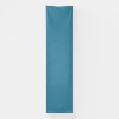 Rustige & eenvoudige Blauwe linnen gestructureerde Spandoek (Verticaal)