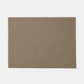 Rustige & eenvoudige bruine textuur achtergrond  deurmat (Voorkant)