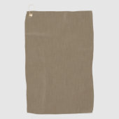 Rustige & eenvoudige bruine textuur achtergrond golfhanddoek (Voorkant)
