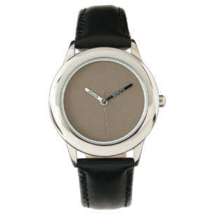 Rustige & eenvoudige bruine textuur achtergrond  horloge