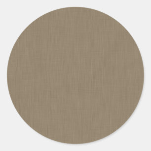Rustige & eenvoudige bruine textuur achtergrond  ronde sticker