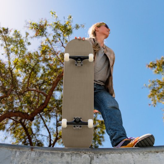 Rustige & eenvoudige bruine textuurachtergrond persoonlijk skateboard (Buiten 1)