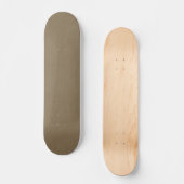 Rustige & eenvoudige bruine textuurachtergrond persoonlijk skateboard (Voorkant)