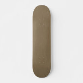 Rustige & eenvoudige bruine textuurachtergrond persoonlijk skateboard (Voorkant)