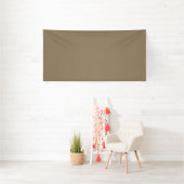 Rustige & eenvoudige bruine textuurachtergrond  spandoek (Insitu)