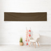 Rustige & eenvoudige bruine textuurachtergrond spandoek (Insitu)