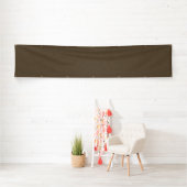 Rustige & eenvoudige bruine textuurachtergrond spandoek (Insitu)
