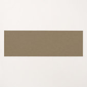 Rustige & eenvoudige bruine textuurachtergrond yogamat (Voorkant (horizontaal))