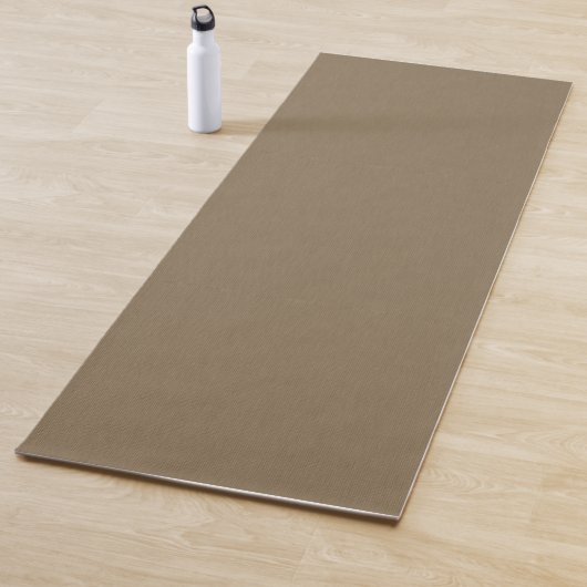 Rustige & eenvoudige bruine textuurachtergrond yogamat (In situ)