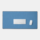 Rustige & eenvoudige effen blauwe textuur achtergr bureaumat (Keyboard & Muis)