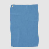 Rustige & eenvoudige effen blauwe textuur achtergr golfhanddoek (Voorkant)