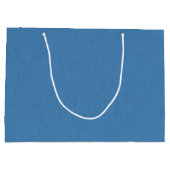 Rustige & eenvoudige effen blauwe textuur achtergr groot cadeauzakje (Achterkant)