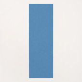 Rustige & eenvoudige effen blauwe textuur achtergr yogamat (Voorkant)