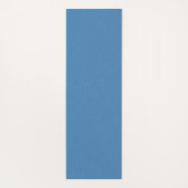 Rustige & eenvoudige effen blauwe textuur achtergr yogamat (Achterkant)