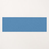 Rustige & eenvoudige effen blauwe textuur achtergr yogamat (Voorkant (horizontaal))