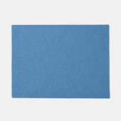 Rustige & eenvoudige effen blauwe textuurachtergro deurmat (Voorkant)