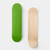 Rustige & eenvoudige limoengroene textuur achtergr persoonlijk skateboard (Voorkant)