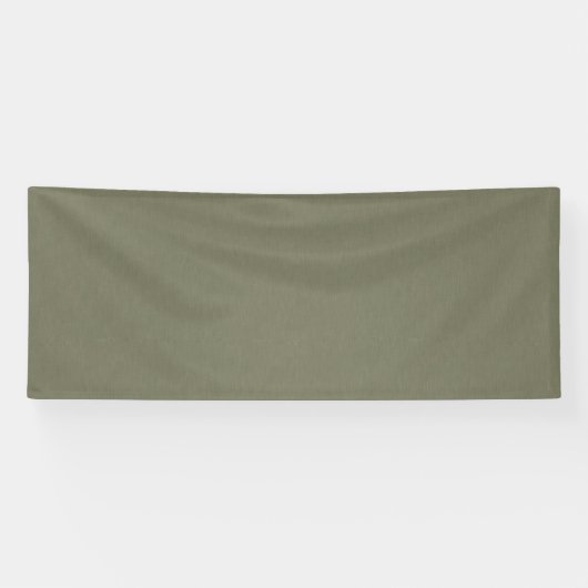 Rustige & eenvoudige olijfgroene textuur achtergro spandoek (Horizontaal)