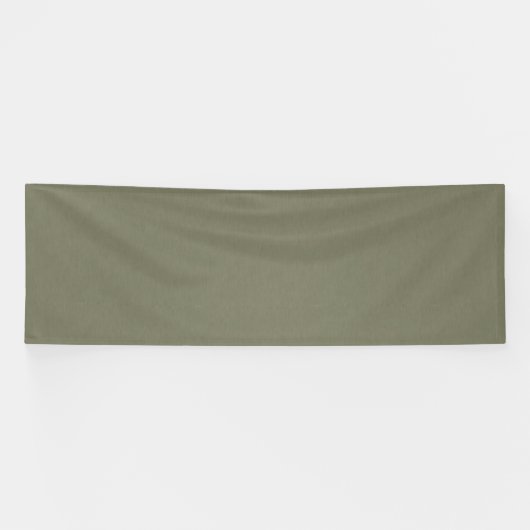 Rustige & eenvoudige olijfgroene textuur achtergro spandoek (Horizontaal)