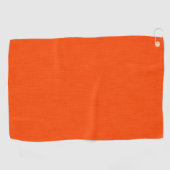 Rustige & eenvoudige oranje textuur achtergrond golfhanddoek (Horizontaal)