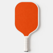 Rustige & eenvoudige oranje textuur achtergrond pickleball paddle (Achterkant)