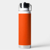 Rustige & eenvoudige oranje textuur achtergrond waterfles (Achterkant)