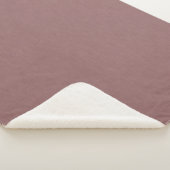 Rustige & eenvoudige roze textuurachtergrond sherpa deken (3/4)