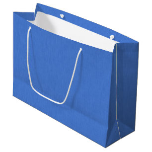 Rustige & eenvoudige visuele blauwe gestructureerd groot cadeauzakje