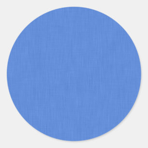 Rustige & eenvoudige visuele blauwe gestructureerd ronde sticker